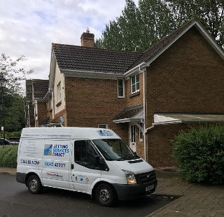 Blocked drains at semi detached house in Crosier Close, Kidbrooke SE3