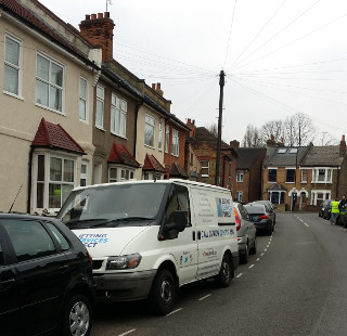 Unblocking blocked toilet in Wearside Road, Lewisham SE13